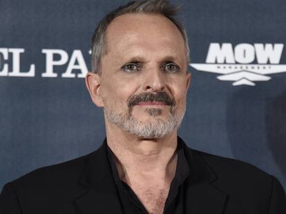 El cantante Miguel Bosé.