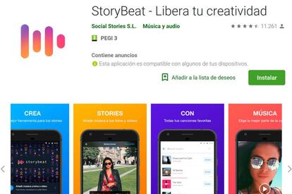 Convierte tus canciones favoritas en Stories de Instagram