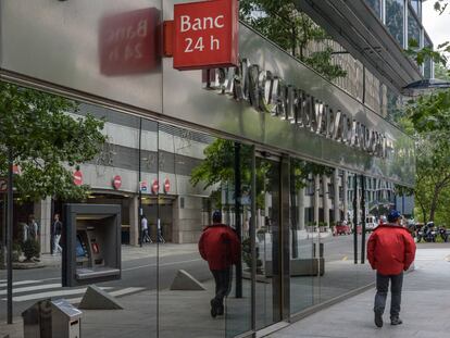 Una oficina de Banca Privada de Andorra (BPA), en septiembre de 2015 en Andorra.