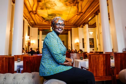 Winni Byanyima, at the Círculo de Bellas Artes in Madrid, shortly before the interview.