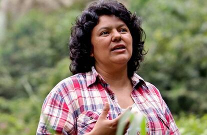 Berta C&aacute;ceres, ecologista asesinada en Tegucigalpa.