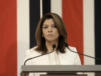 La presidenta costarricense Laura Chinchilla.