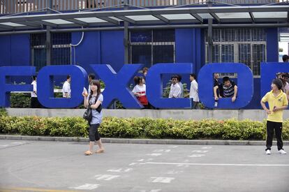 Fábrica de Foxconn en Shenzhen, en el sureste de China.