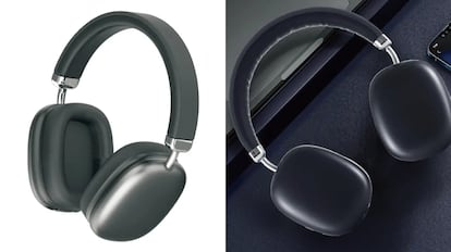 Este modelo de auriculares inalámbricos se vende en color gris plateado y negro.