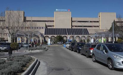 Exterior del Hospital de Getafe. 