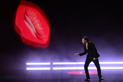 La banda de rock Piqued Jacks representa a San Marino. En la imagen, en un momento de su actuación en la segunda semifinal de Eurovisión 2023.