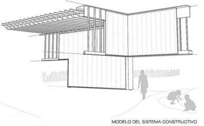 Plano del proyecto de Umbráculo y jardín infantil.