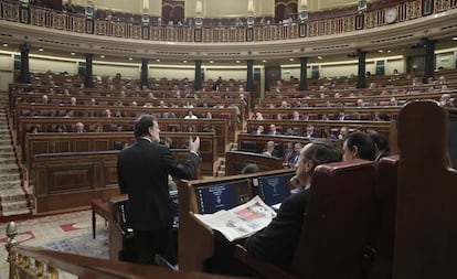 Pleno del Congreso de los diputados.