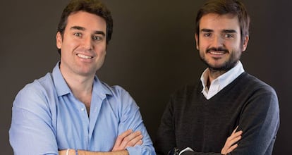 Andr&eacute;s Pla y Diego Paradinas, fundadores de Prontopiso.