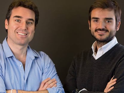 Andr&eacute;s Pla y Diego Paradinas, fundadores de Prontopiso.