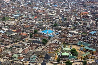 Vista aérea de Lagos.
