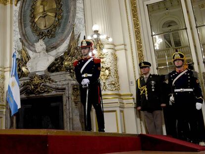 O presidente Mauricio Macri, em coletiva na Casa Rosada, em 19 de dezembro