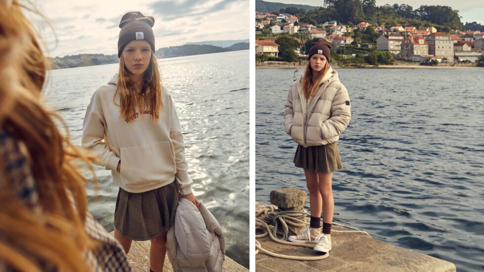 Minifalda de cuadros.