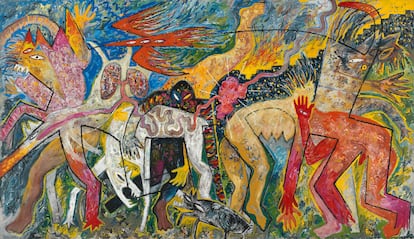 'Mapa de carne' (1982), de Miquel Barceló. Colección de Arte Contemporáneo Fundación “la Caixa”.