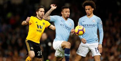 Manchester City-Wolverhampton Wanderers de la Premier League.