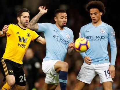 Manchester City-Wolverhampton Wanderers de la Premier League.