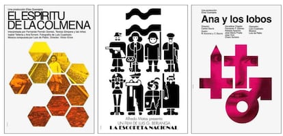 Algunos de los carteles de películas realizados por Pepe Cruz Novillo.
