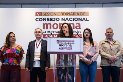 Conferencia de prensa posterior el Consejo Nacional de Morena el 4 de mayo de 20225.