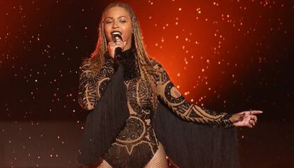 Beyonc&eacute; durante los premios BET, el pasado domingo en Los &Aacute;ngeles. 