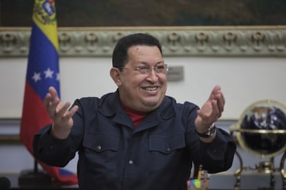 Venezuelan President Hugo Ch&aacute;vez was last photographed at a November 28 Cabinet meeting in Caracas.