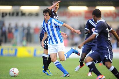 Rubén Pardo en un momento del partido.