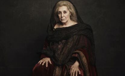 Concha Velasco en 'Hécuba', su último éxito teatral.