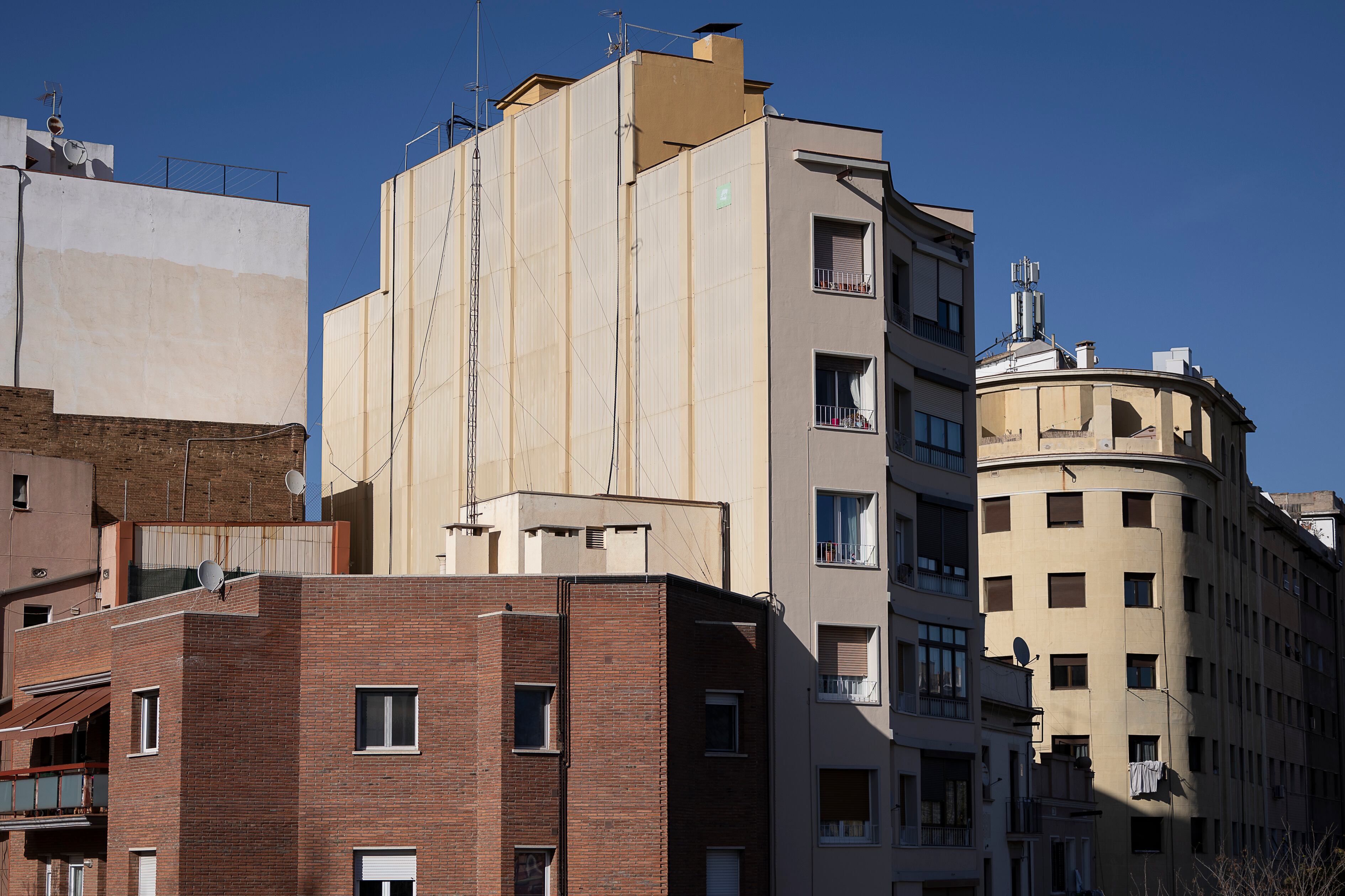 Viviendas del barrio de Sants de Barcelona.