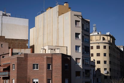 Viviendas del barrio de Sants de Barcelona.
