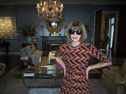 Anna Wintour, la editora de la edici&oacute;n estadounidense de &#039;Vogue&#039;. 