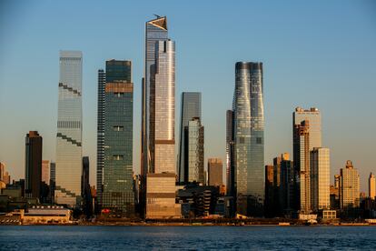 Hudson Yards neighborhood in the borough of Manhattan in New York City