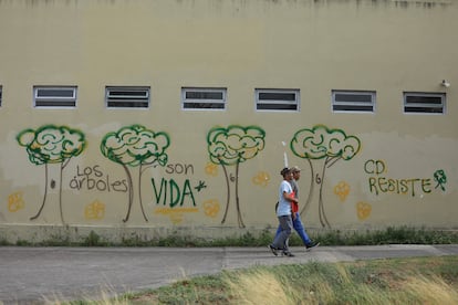 Hoy, 11 de junio, se dañaron las zonas arboladas.
