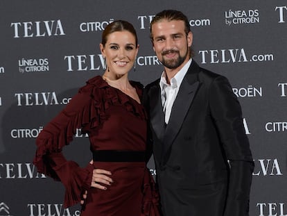 Raquel Sanchez Silva y Mario Biondo, en un evento en Madrid en noviembre de 2012.