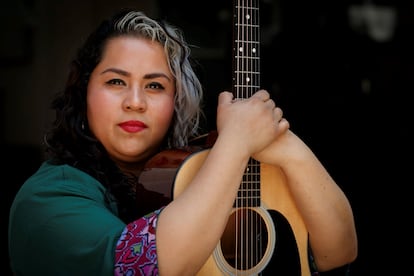 La cantante y compositora mexicana Vivir Quintana, el pasado 1 de marzo en Ciudad de México.