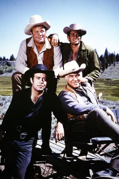 La familia Cartwright, de la serie <i>Bonanza.</i>