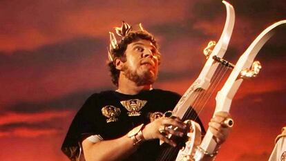 Peter Ustinov interpretando a Nerón en 'Quo Vadis' (1951).