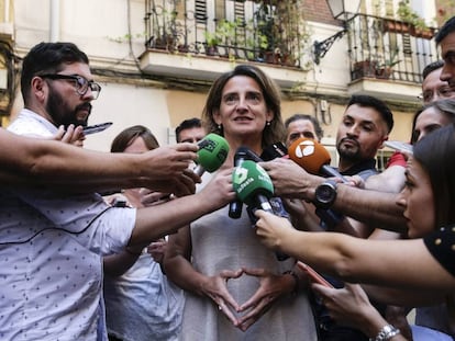  La ministra para la Transición Ecológica, Teresa Ribera, el lunes en Madrid. 