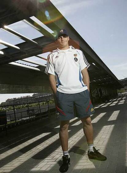 Iker Casillas, ayer en la sede de la federación española en la localidad madrileña de Las Rozas.