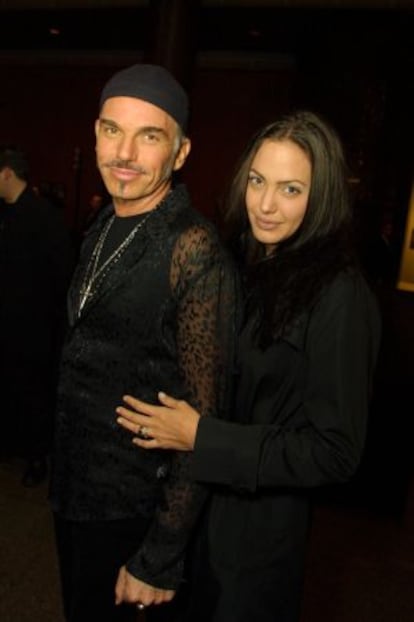 Billy Bob Thornton y Angelina Jolie, en la época en que estaban casados.