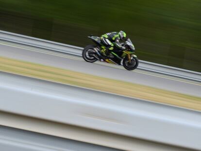 Crutchlow, durante la sesión de clasificación.