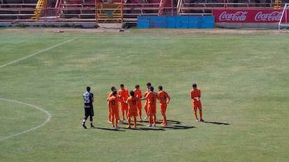 Jugadores de un equipo juvenil de Cobreloa, en una imagen de archivo.