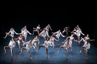 El ballet cubano durante un ensayo.