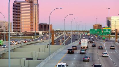 Autopista LBJ en Dallas concesioraria de Ferrovial.