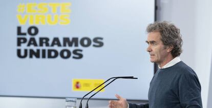 El director del Centro de Coordinación de Alertas y Emergencias Sanitarias del Ministerio de Sanidad, Fernando Simón.