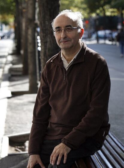 El sacerdote Andreu Oliveras, fotografiado el pasado jueves en Barcelona.