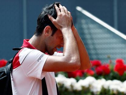 Djokovic, tras perder el partido ante Edmund.