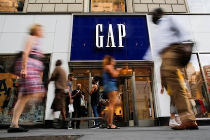 A GAP store in Manhattan, New York.