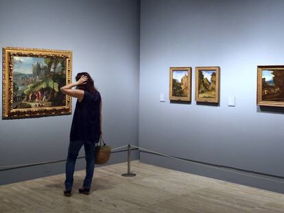 Una de las salas de la exposici&oacute;n &#039;Renacimiento en Venecia&#039;, en el Museo Thyssen de Madrid. 