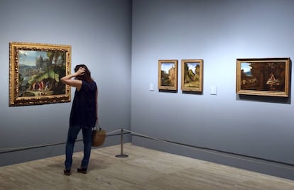 Una de las salas de la exposición 'Renacimiento en Venecia', en el Museo Thyssen de Madrid.