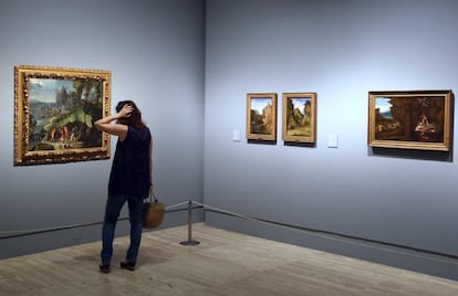 Una de las salas de la exposici&oacute;n &#039;Renacimiento en Venecia&#039;, en el Museo Thyssen de Madrid. 