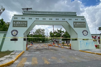 Campo militar de Cozumel, el 31 de agosto de 2025.